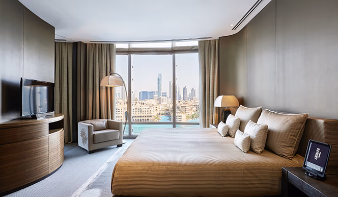 Armani Fountain View Suite with Balcony, Breakfast - Image 1
